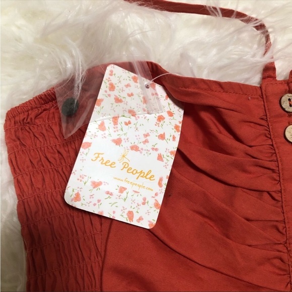 Free People Orange Mini Dress - Picture 14 of 14